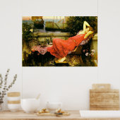 Ariadne (1898)~ Kunsthandwerkliche Leinwand Poster (Küche)