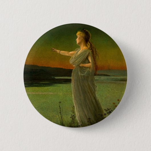 Ariadne bei Naxos John Atkinson Grimshaw Button (Vorderseite)