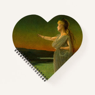 Ariadne bei Naxos John Atkinson Grimshaw Notizblock