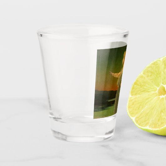 Ariadne bei Naxos John Atkinson Grimshaw Schnapsglas (Links)