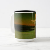 Ariadne bei Naxos John Atkinson Grimshaw Zweifarbige Tasse (Vorderseite Links)