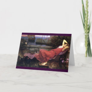 Ariadne, das auf eine Couch stützt Karte