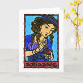 Ariadne Greeting Card Karte (Gelbe Blume)