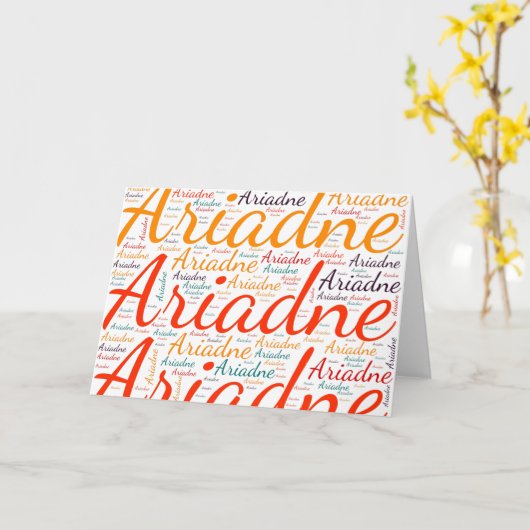 Ariadne Karte (Gelbe Blume)