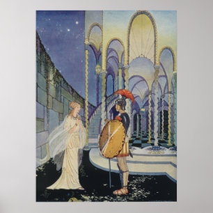 Ariadne und Theseus Poster