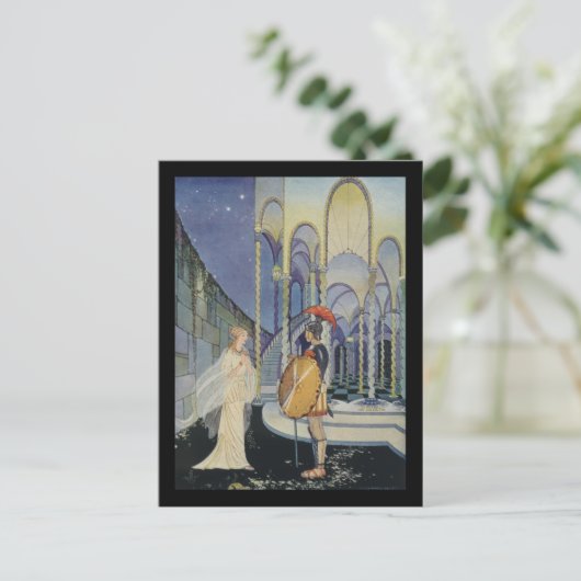 Ariadne und Theseus Postkarte (Stehend Vorderseite)