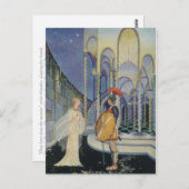 Ariadne und Theseus Postkarte (Vorne/Hinten)