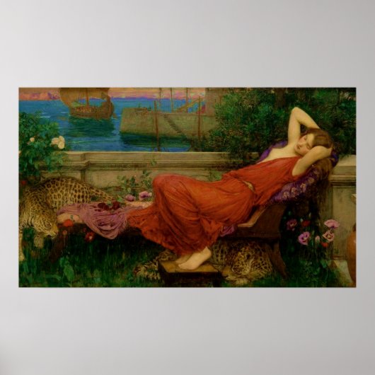 Ariadne von John William Waterhouse Poster (Vorne)