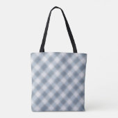 AriaGrace Silver Frost Winter Plaid Pattern Vol 20 Tasche (Rückseite)