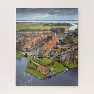 Arial Foto Friesland Niederlande Puzzle