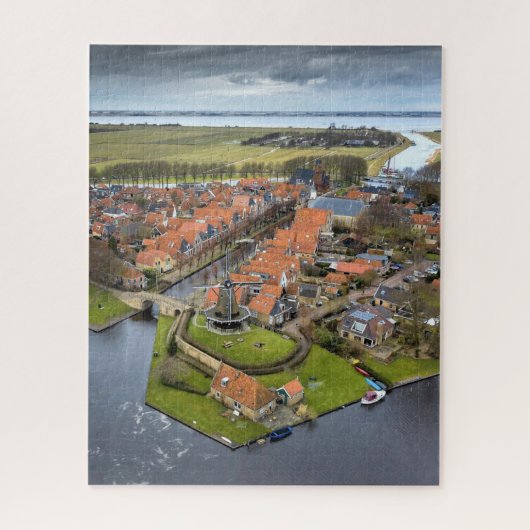 Arial Foto Friesland Niederlande Puzzle (Vertikal)