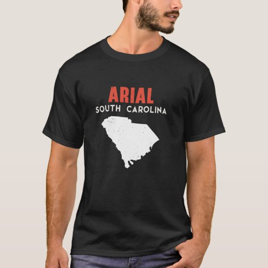 Arial South Carolina USA Staat America Travel T-Shirt (Vorderseite)