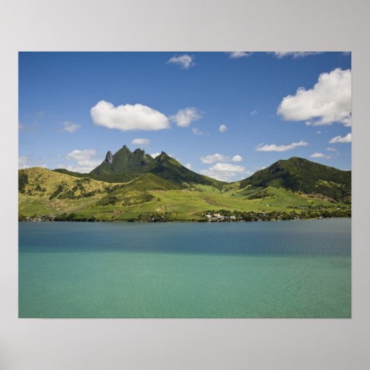 Ariale Sicht auf den Löwenberg, Südosten Poster (Vorne)