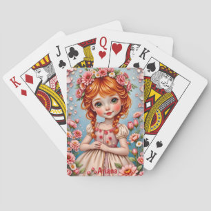 ARIANA ~ FLORAL Coronet ~ Niedliches Mädchen ~ Spielkarten
