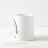 Ariana Name Clover Boho Rainbow Kaffeetasse (Mittel)
