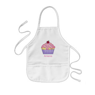 Arianas personalisierte Kuchen-Schürze Kinderschürze