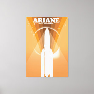 Ariane Weltraumzentrum Guiana Weltraumkunst Leinwanddruck