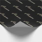 Ariane white gold Handwriting Geschenkpapier (Ecke)