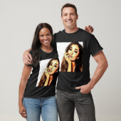 Arianna Grande Foto Face Design T-Shirt (Unisex)