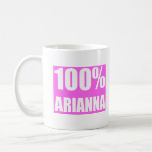 Arianna Name 100 Prozent Kaffeetasse