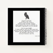 Arianrhod Notbook Notizblock (Rückseite)