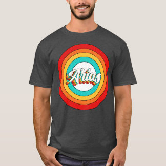 Arias Name Shirt Vintag Arias Circle