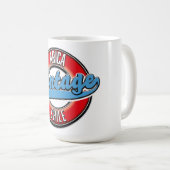 Arica Chile Vintages Logo Kaffeetasse (VorderseiteRechts)
