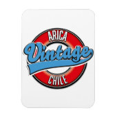 Arica Chile Vintages Logo Magnet (Vertikal)