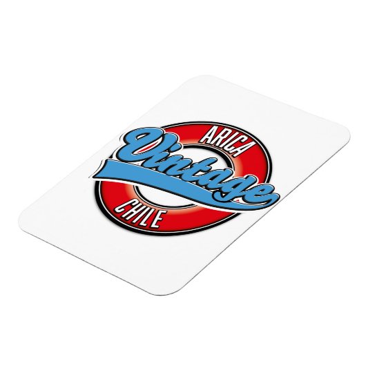 Arica Chile Vintages Logo Magnet (Linke Seite)