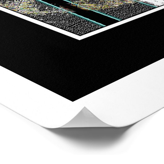 Arican Female Warrior Poster (Ecke)