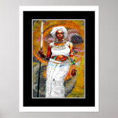 Arican Female Warrior Poster (Vorne)