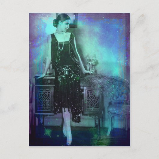 Ariceli - Blue Green Dream Postcard Postkarte (Vorderseite)