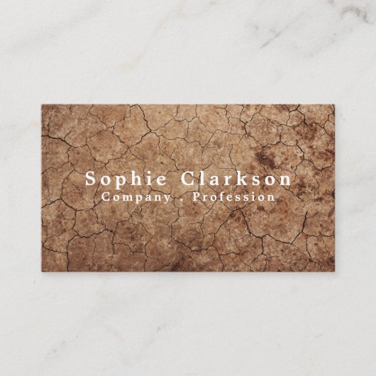 Arid Bodeneffekt, rustikal Visitenkarte (Vorderseite)