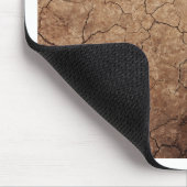 Arid Dry Cracked Earth Mousepad (Ecke)