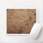 Arid Dry Cracked Earth Mousepad (Mit Mouse)