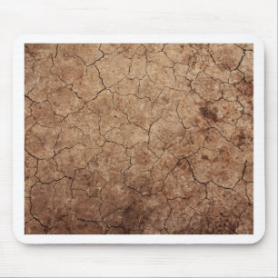 Arid Dry Cracked Earth Mousepad