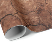 Arid Risse Erosion Risse Wüste Geschenkpapier (Rolleneckpunkt)