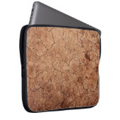 Arid Risse Erosion Risse Wüste Laptopschutzhülle (Vorne Rechts)