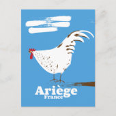 Ariège France Reiseplakat. Postkarte (Vorderseite)