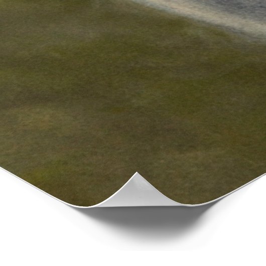 Ariege Pointer - Dog Portrait Poster (Ecke)