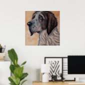 Ariegeois - Dog Portrait Poster (Heimbüro)