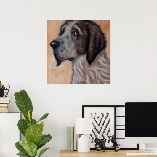 Ariegeois - Dog Portrait Poster (Heimbüro)