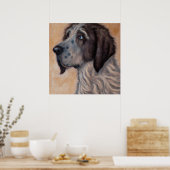 Ariegeois - Dog Portrait Poster (Küche)