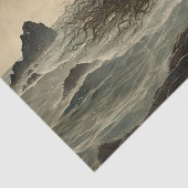 ARIEL BIETET EINEN BLICK AUF DAS MEERESTIEGEPAPIER SEIDENPAPIER (Ausschnitt)