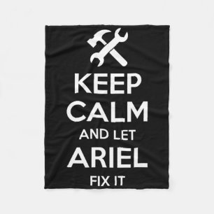 Ariel Fix Quote Funny Geburtstag Personalisierter  Fleecedecke