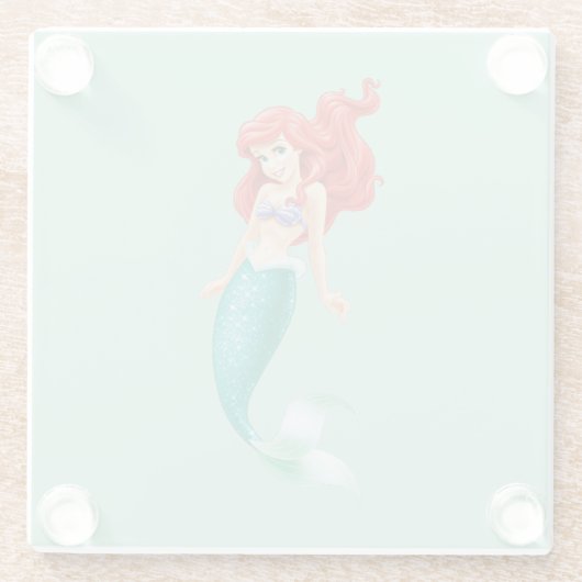 Ariel Glass Untersetzer (Rückseite)