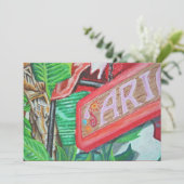 Ariel Greeting Card Dankeskarte (Stehend Vorderseite)