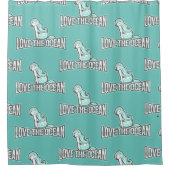 Ariel mermaid Party Blue Bath Duschvorhang (Vorderseite)