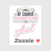 Ariel natürlich bin ich Phantastisch Aufkleber (Blatt)