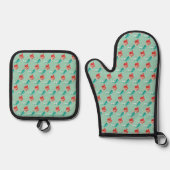 Ariel Oven Mitt & Pot Holder Set (Vorderseite)